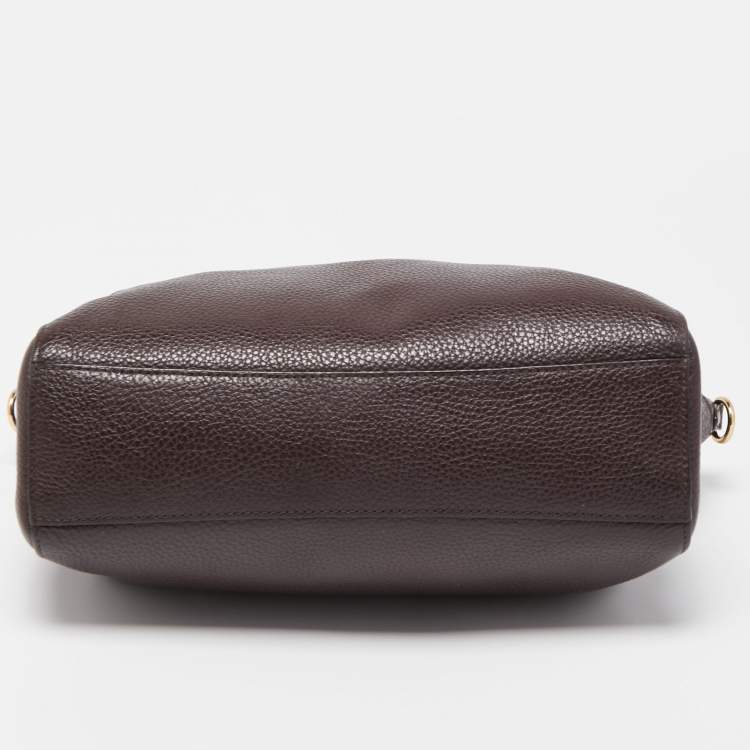 مملوكة مسبقًا Coach Burgundy Leather Small Kelsey Satchel