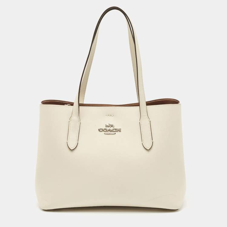 Coach leather best sale avenue tote