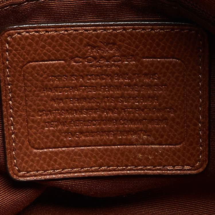 مملوكة مسبقًا Coach Brown Leather Mini Bennett Satchel