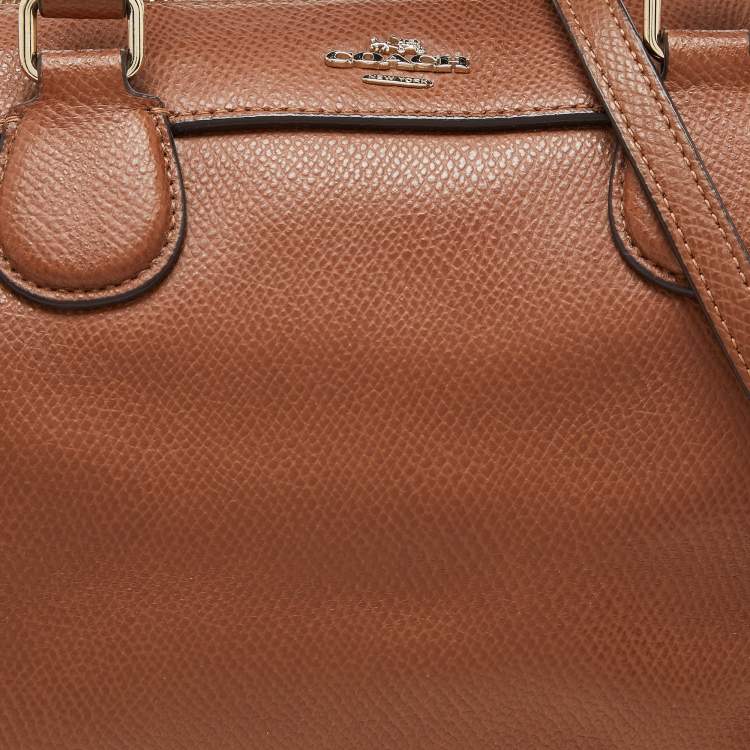 مملوكة مسبقًا Coach Brown Leather Mini Bennett Satchel