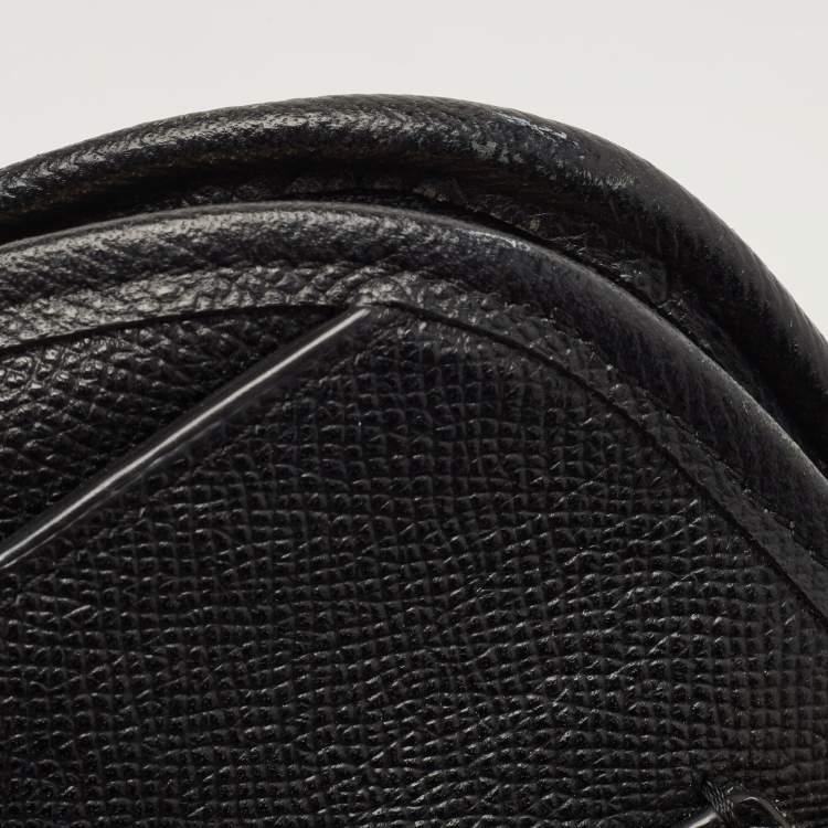 Pre Owned Coach Black Pebbled Leather Nolita Satchel