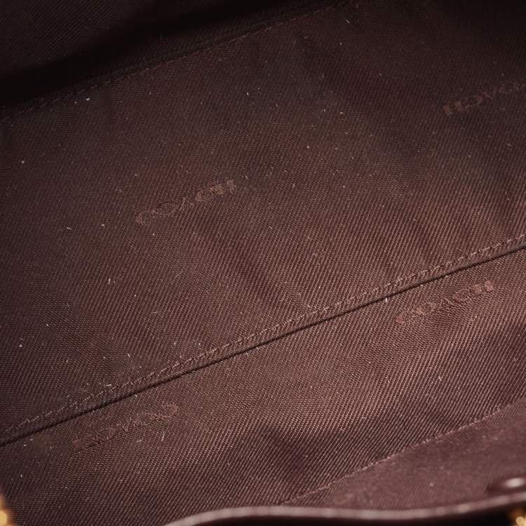 Pre Owned  Coach Black Leather Elise Zip Satchel 