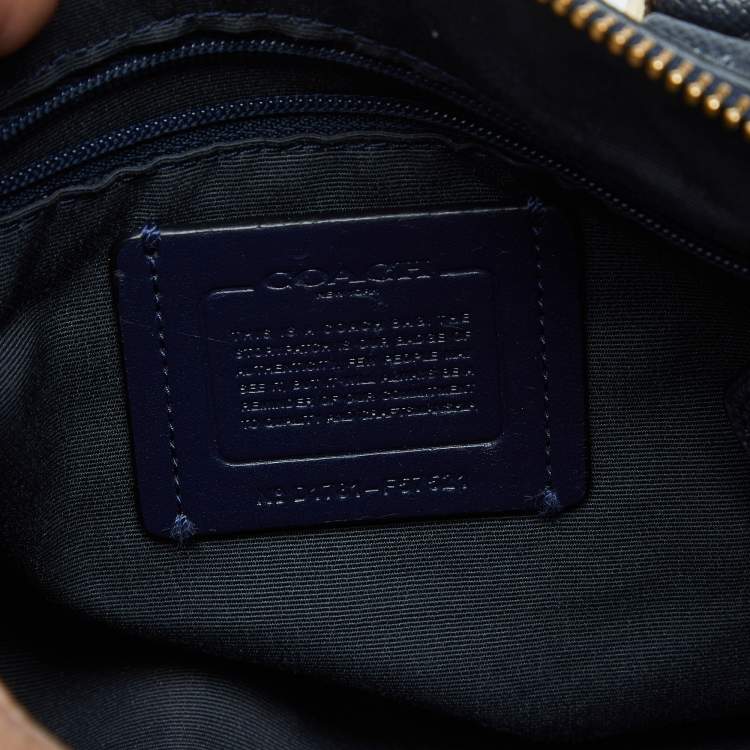 مملوكة مسبقًا Coach Blue Leather Mini Bennett Satchel