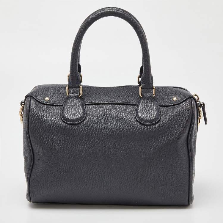 مملوكة مسبقًا Coach Blue Leather Mini Bennett Satchel