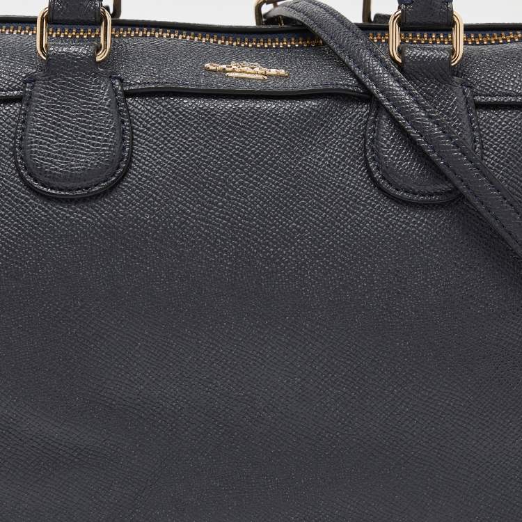 مملوكة مسبقًا Coach Blue Leather Mini Bennett Satchel