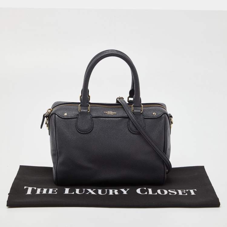 مملوكة مسبقًا Coach Blue Leather Mini Bennett Satchel
