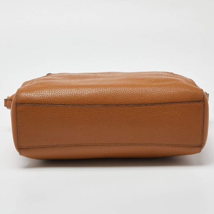 Pre Owned Coach Brown Leather Small Kelsey Satchel