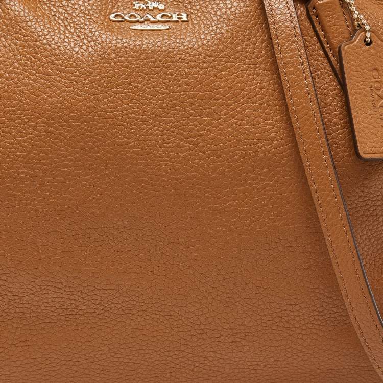 Pre Owned Coach Brown Leather Small Kelsey Satchel