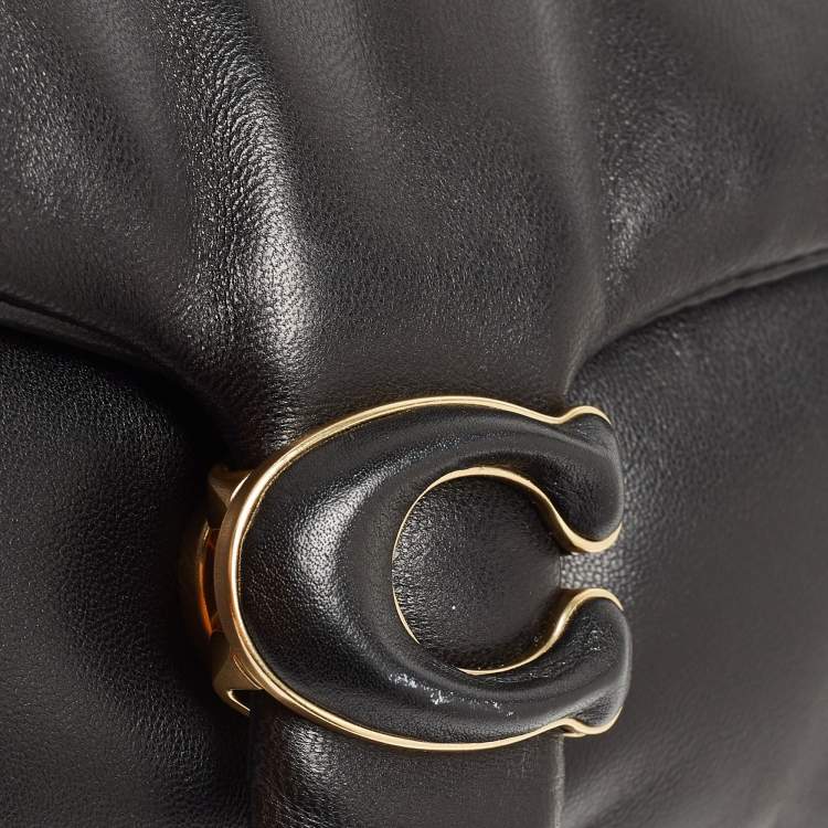 Pre Owned Coach Black Leather Tabby Pillow 18 Crossbody Bag