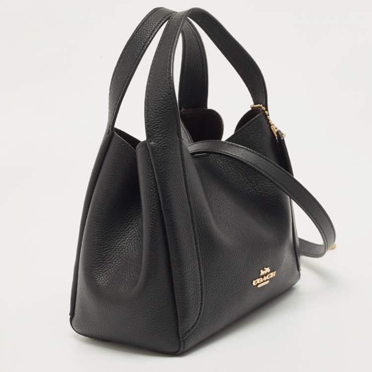 Pre Owned Coach Black Leather Hadley Hobo 21