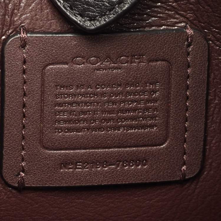 Pre Owned Coach Black Leather Hadley Hobo 21