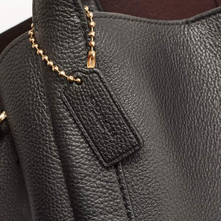 Pre Owned Coach Black Leather Hadley Hobo 21