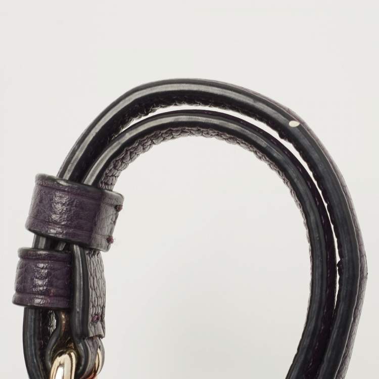 مملوكة مسبقًا Coach Purple Leather Harley Hobo