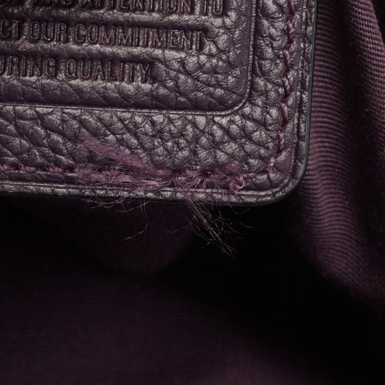 مملوكة مسبقًا Coach Purple Leather Harley Hobo