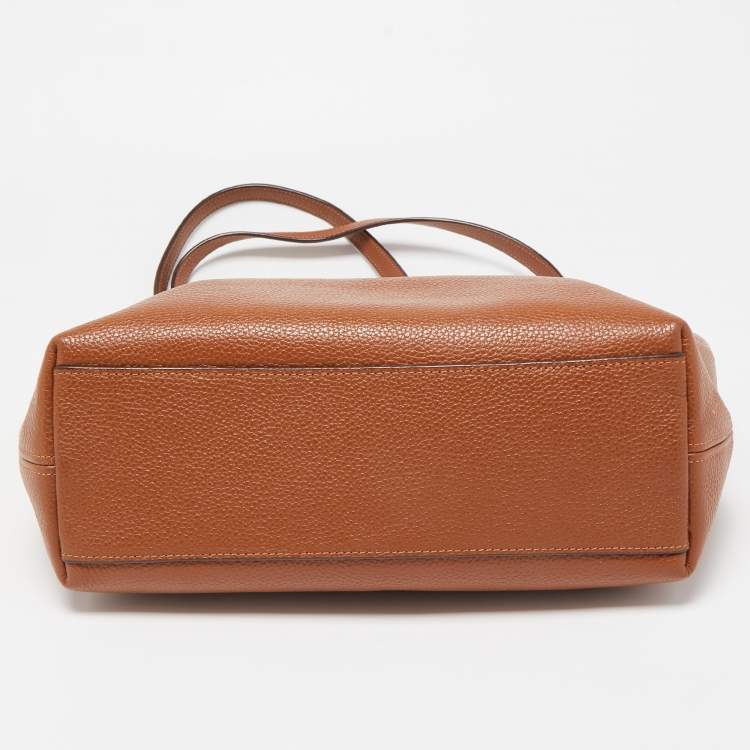 Pre Owned Coach Brown Leather Small Sophia Tote