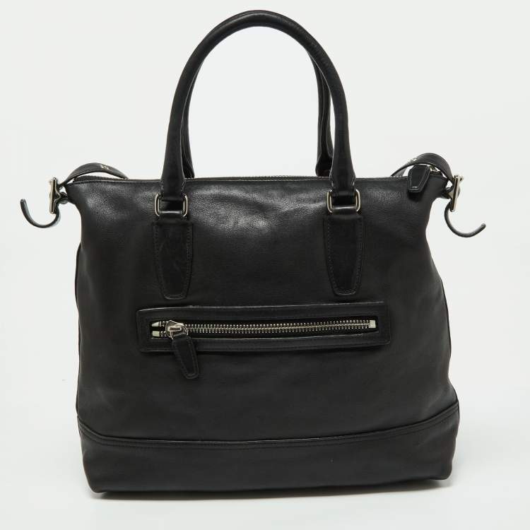 مملوكة مسبقًا Coach Black Leather Rory Legacy Tote