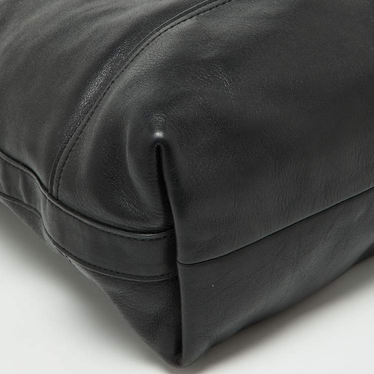 مملوكة مسبقًا Coach Black Leather Rory Legacy Tote