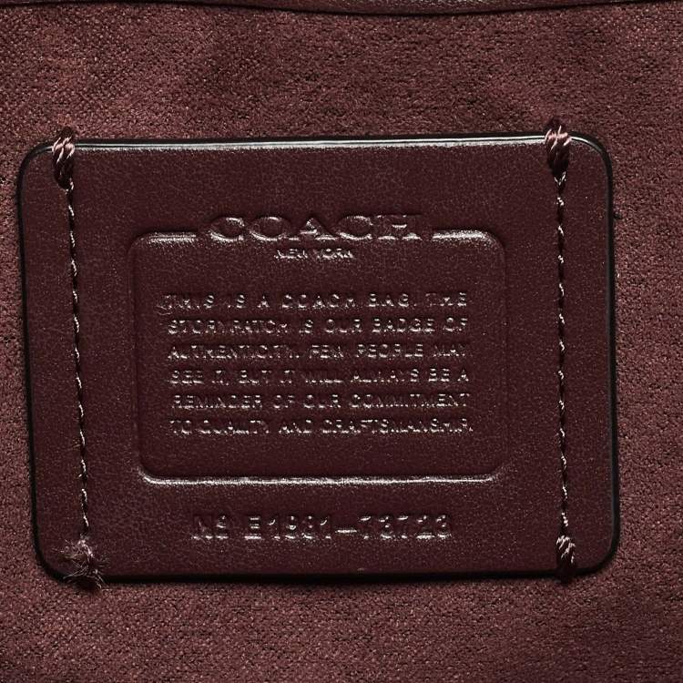Pre Owned Coach Black Leather Tabby Top Handle Bag