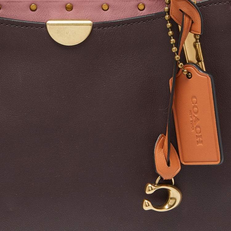 Pre Owned Coach Multicolor Leather Dreamer Satchel