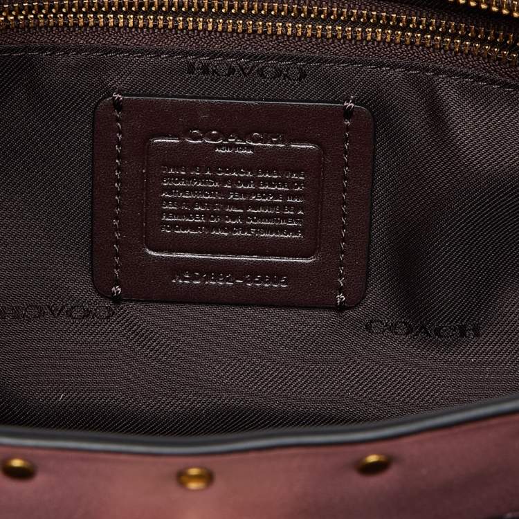 Pre Owned Coach Multicolor Leather Dreamer Satchel