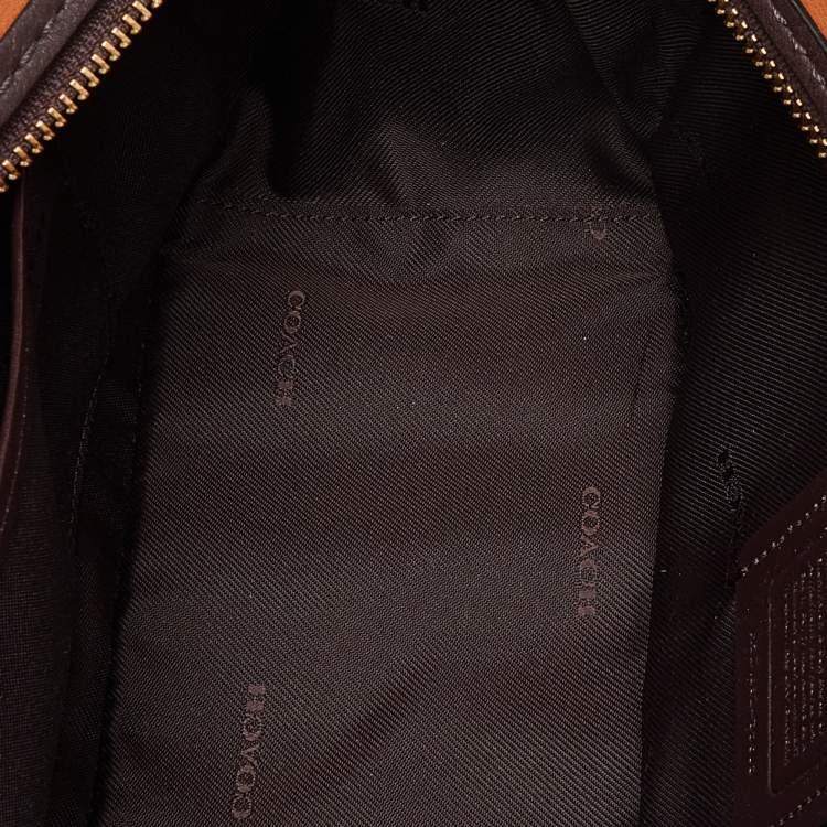 Pre Owned Coach Multicolor Leather Dreamer Satchel
