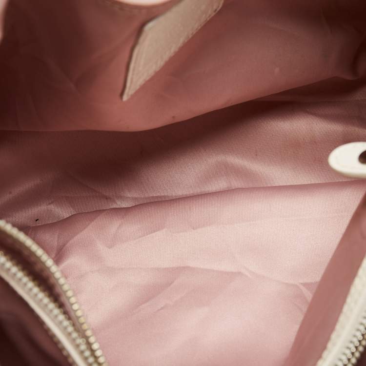 Pre Owned Coach White Patent Leather Alexandra Tote