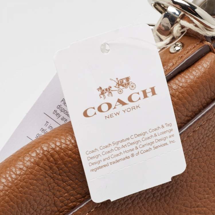 Pre Owned Coach Brown Leather Chelsea 32 Hobo