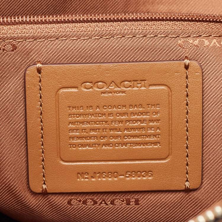 Pre Owned Coach Brown Leather Chelsea 32 Hobo