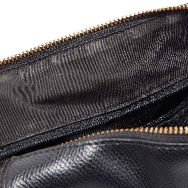 Pre Owned Coach Black Leather Mini Bennett Satchel