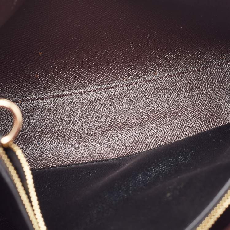Pre Owned Coach Beige/Black Signature Coated Canvas and Leather Mollie Tote