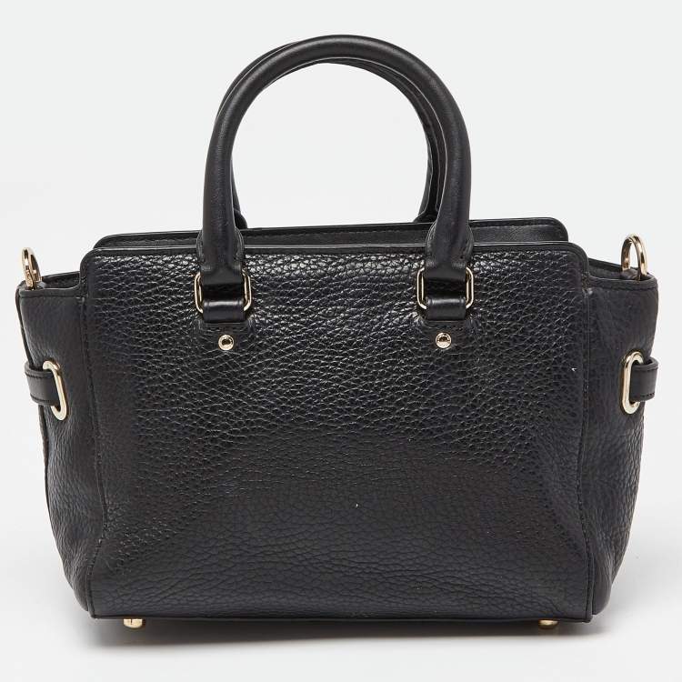 Pre Owned Coach Black Leather Mini Blake Carryall Satchel