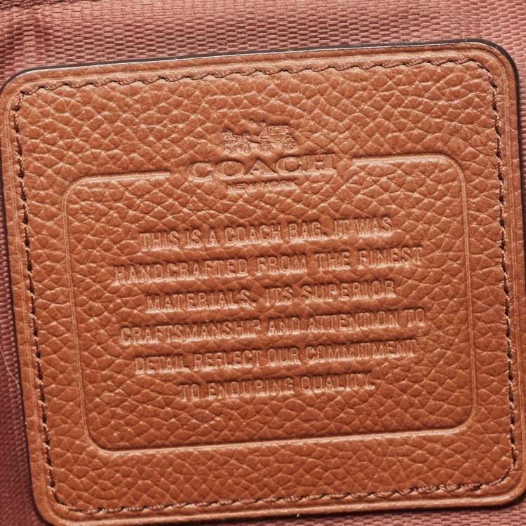 Pre Owned Coach Brown Leather Edie Shoulder Bag