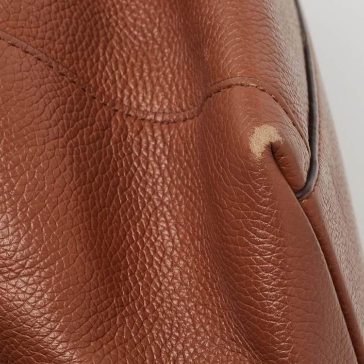 Pre Owned Coach Brown Leather Edie Shoulder Bag