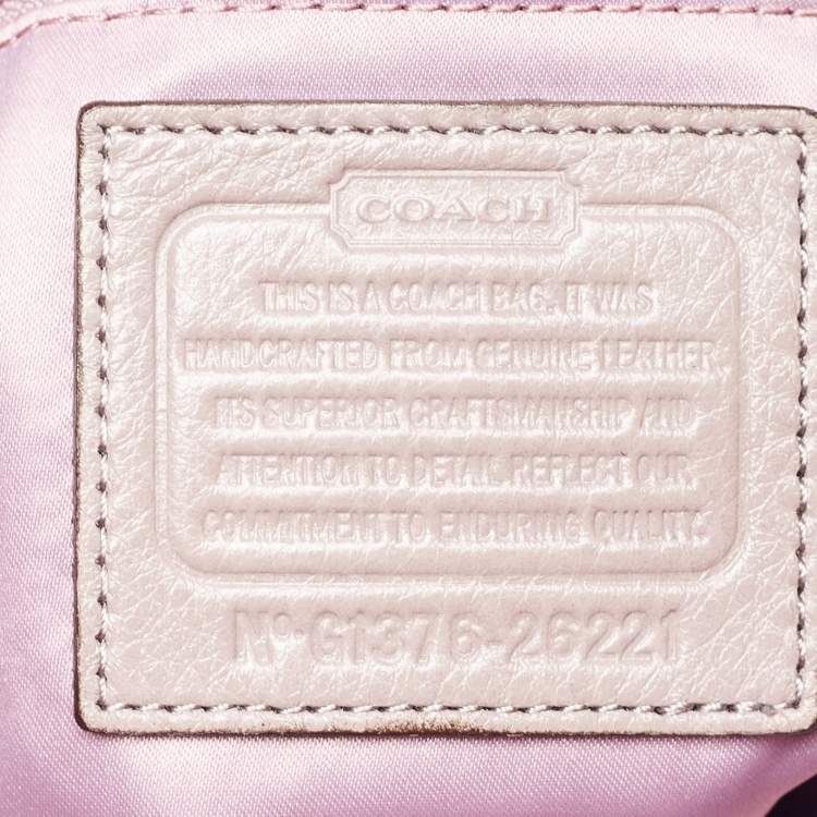Pre Owned Coach Grey Leather Edie Shoulder Bag