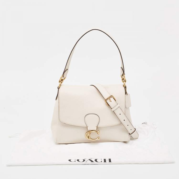 Pre Owned Coach White Leather Tabby Shoulder Bag