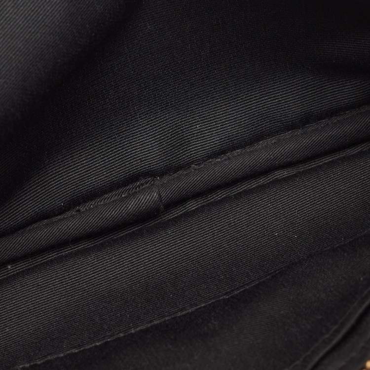 Pre Owned Coach Black Leather Isla Double Zip Camera Crossbody Bag