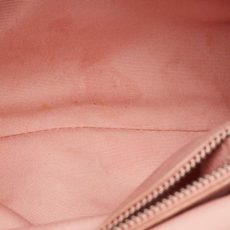 Pre Owned Coach Pink Leather Minetta Satchel