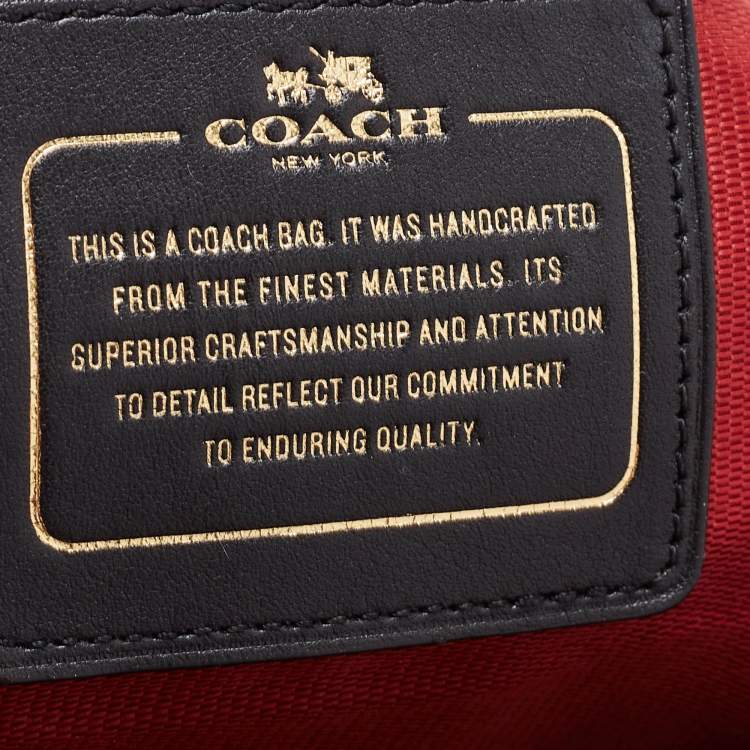 Pre Owned Coach Red Leather Dakotah Messenger Bag