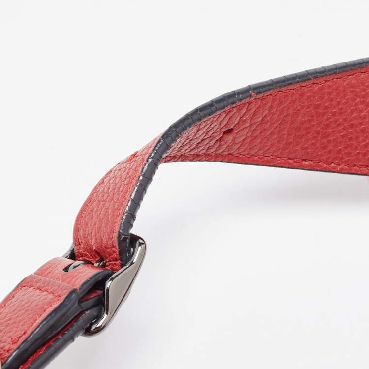 Pre Owned Coach Red Leather Dakotah Messenger Bag