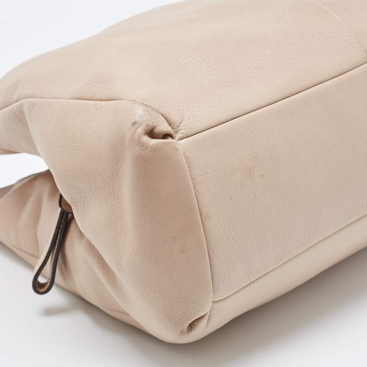 مملوكة مسبقًا Coach Beige Leather Edie Satchel