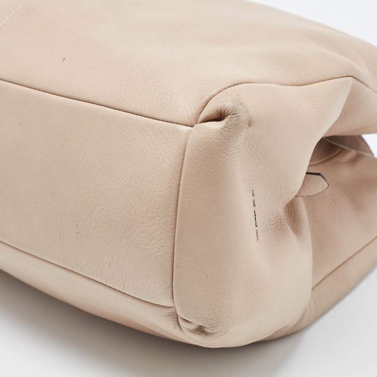 مملوكة مسبقًا Coach Beige Leather Edie Satchel