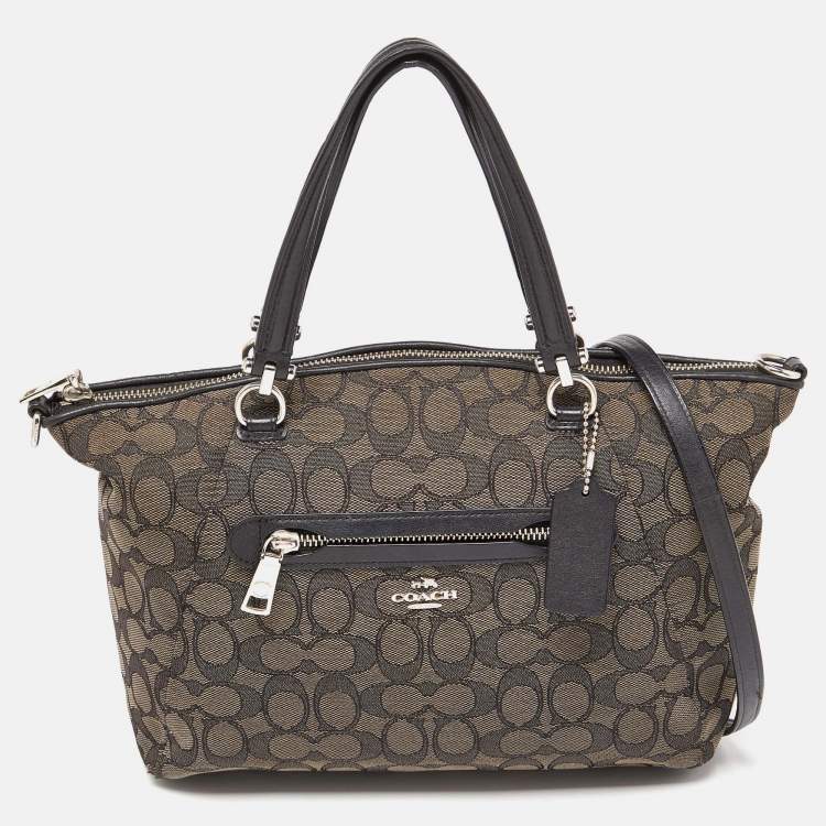 Coach black prairie satchel hot sale