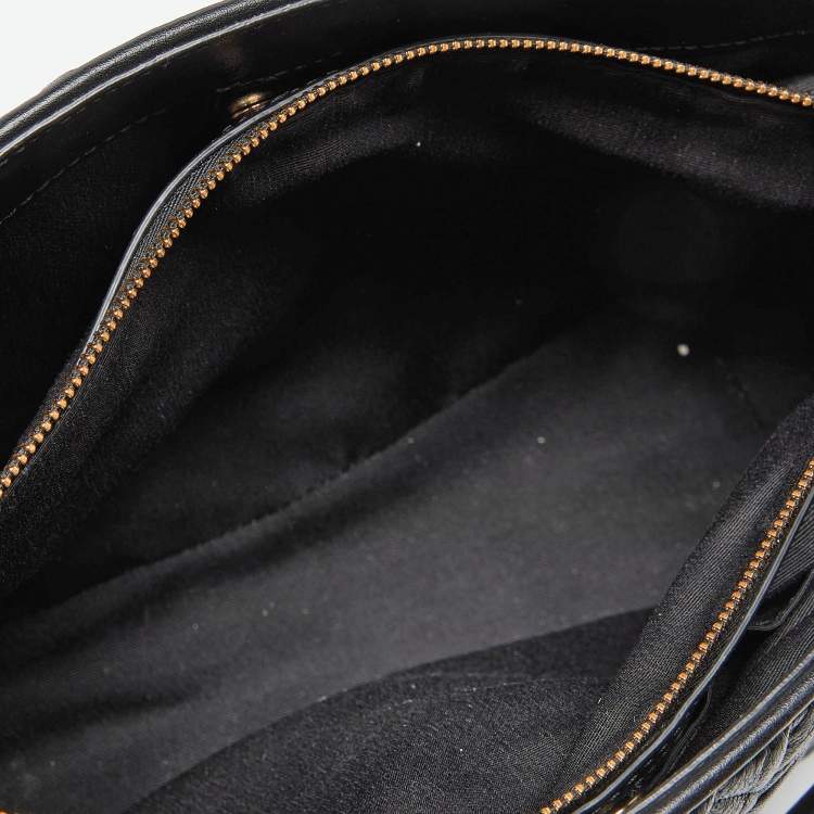 Pre Owned Coach Black Quilted Leather Sage Carryall Satchel