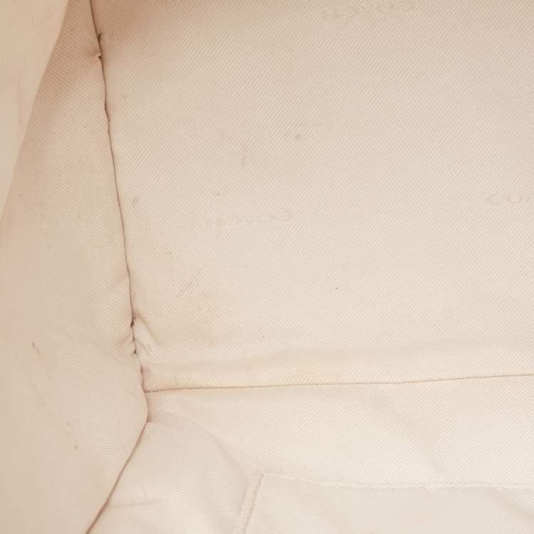 Pre Owned Coach Lilac Leather Crosby Carryall Tote
