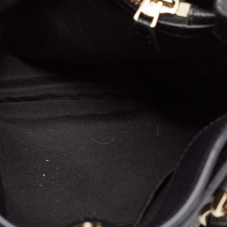 Pre Owned Coach Black Leather Minetta Satchel