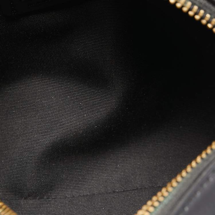 Pre Owned Coach Brown/Black Signature Coated Canvas and Leather Bennett Crossbody Bag