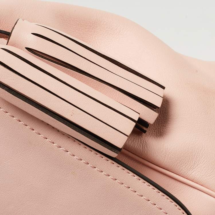 Pre Owned Coach Blush Pink Leather Legacy Romy Top Handle Bag 