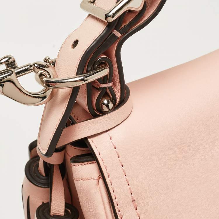 Pre Owned Coach Blush Pink Leather Legacy Romy Top Handle Bag 