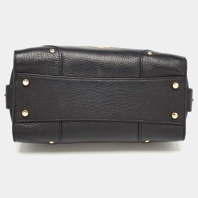 Pre Owned Coach Black Leather Mercer 24 Satchel