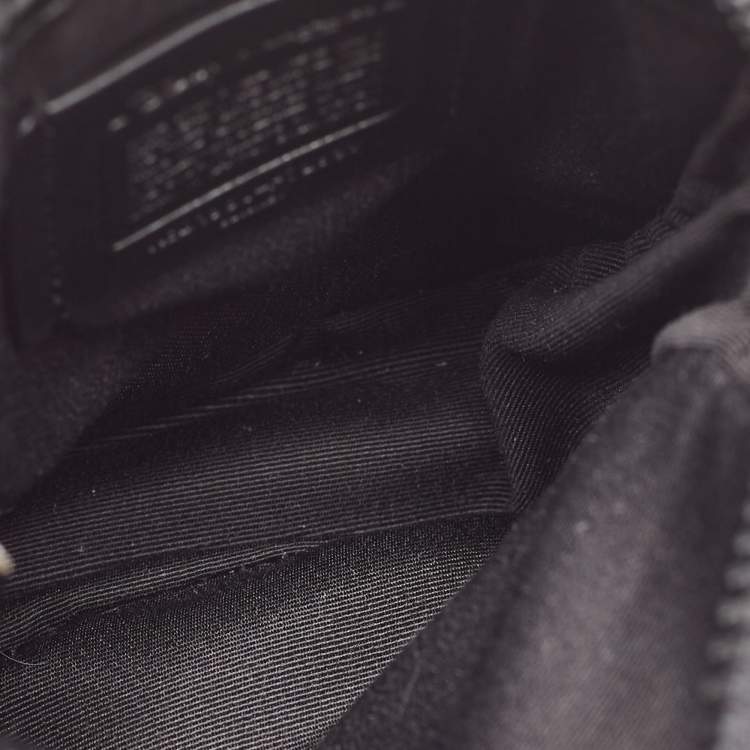 مملوكة مسبقًا Coach X Disney Black/Beige Signature Coated Canvas and Leather Crossbody Bag